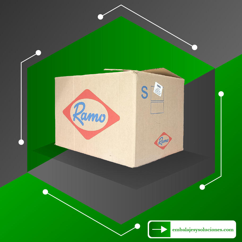 Caja de cartón ramo