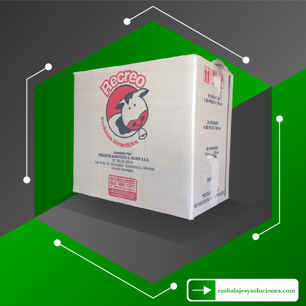 Caja de cartón recreo